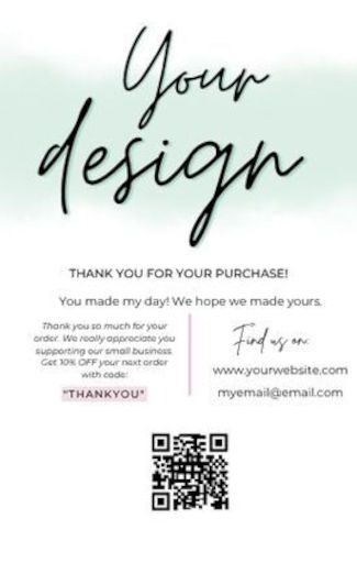 Marketing card preview